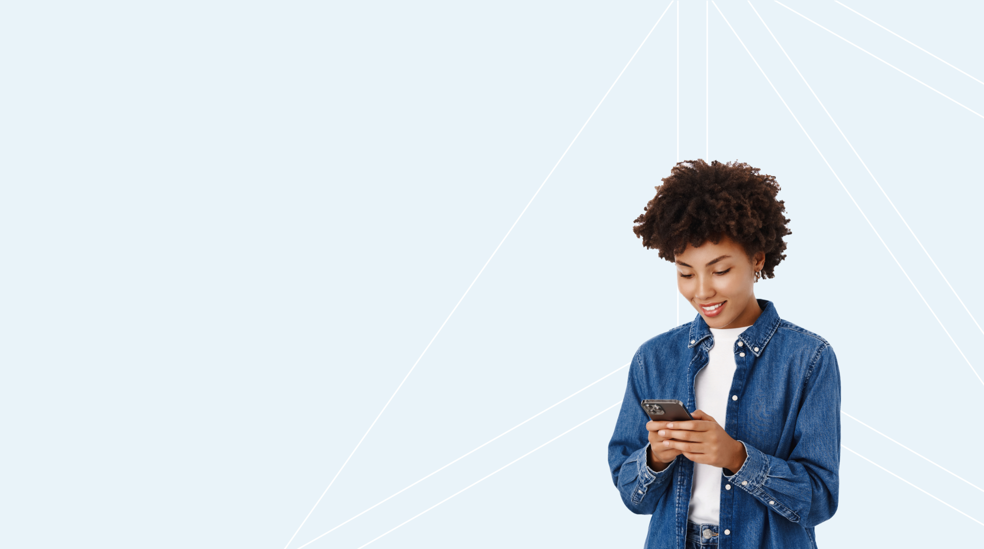 Women using mobile phone